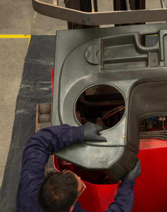 Prevenir, proteger y prolongar la vida de un montacargas